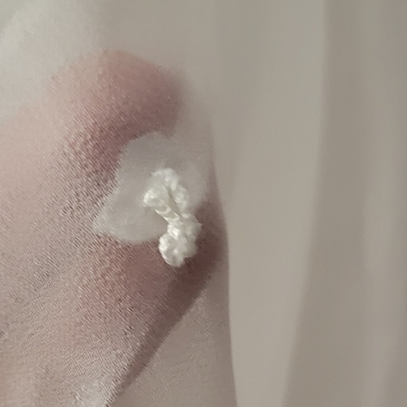 Jim Hjelm Visions Wedding Dress Size 2 Style 4101 Chiffon And Satin - Picture 10 of 16